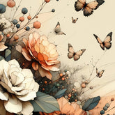 Χαρτί Decoupage για έπιπλα - Peach Oasis - Α1