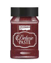 Πάστες Deluxe 100 ml Pentart, Μπορντό-Χρυσό