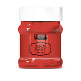 Χρώμα κιμωλίας Dekor Paint Chalky Pentart, Red, 100mL , 230mL