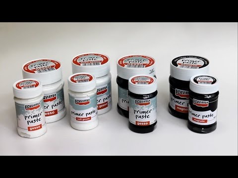 Ακρυλικό Gesso Λευκό σε πάστα, Pentart 100ml