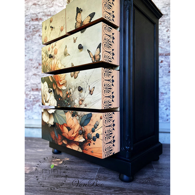 Ριζόχαρτο για decoupage επίπλων - Peach Oasis σε μέγεθος Α3 & Α1