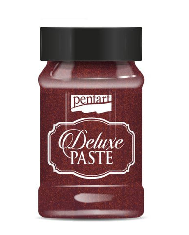 Πάστες Deluxe 100 ml Pentart, Μπορντό-Χρυσό