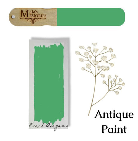 Χρώμα-εφέ πατίνας Antique Paint Maja’s Memories, 150ml, Fresh Oregano