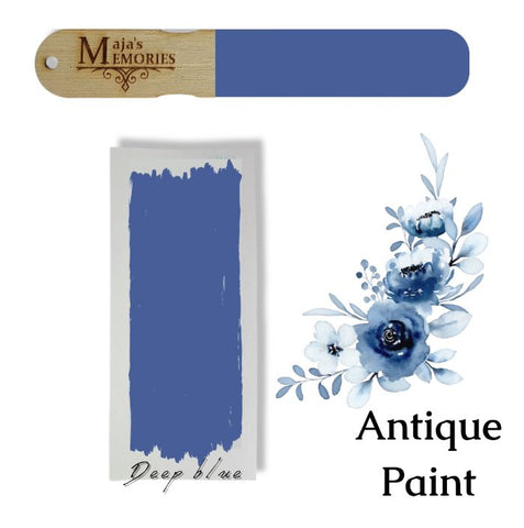 Χρώμα-εφέ πατίνας Antique Paint Maja’s Memories, 150ml, Deep blue