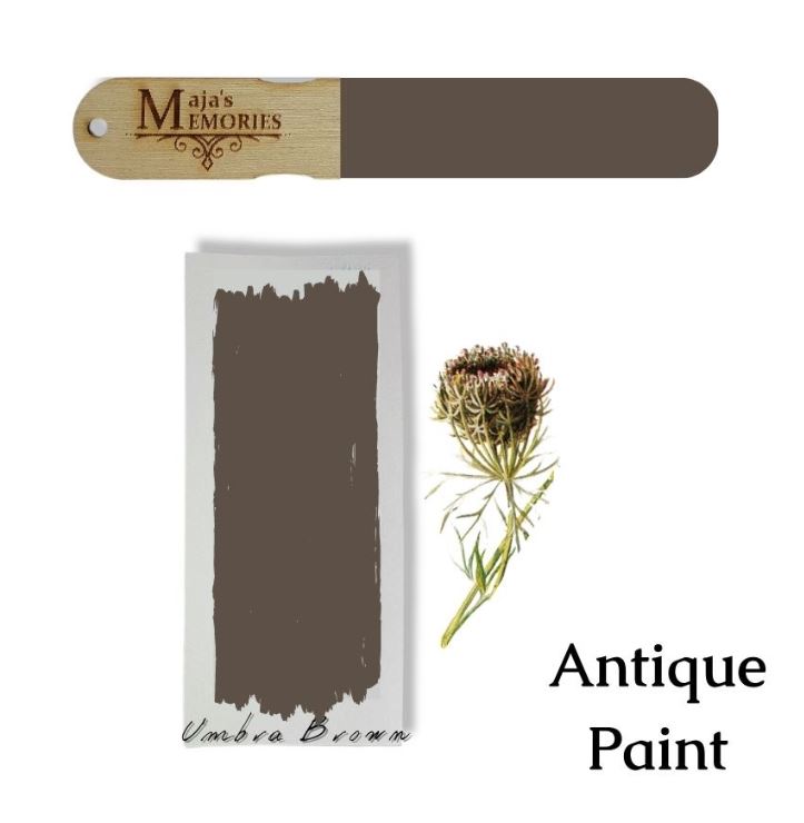 Χρώμα-εφέ πατίνας Antique Paint Maja’s Memories, 150ml, Umbra Brown