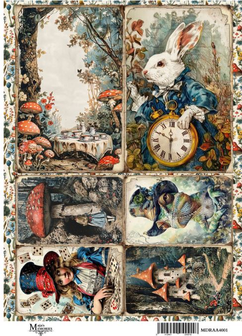 Ριζόχαρτο Maja’s Memories, 22.5x32cm, Αλίκη