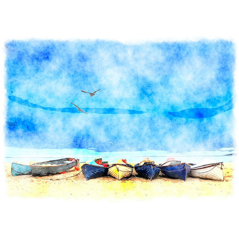Χαρτί Decoupage για έπιπλα - Coastal Blue -  Α1