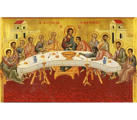 Ριζόχαρτο εκκλησιαστικό για decoupage,Μυστικός Δείπνος, 30x40cm, 50121