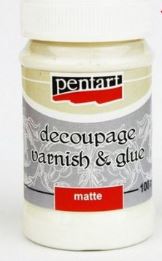 Κόλλα /βερνίκι Decoupage Pentart 50, 100 & 500 ml