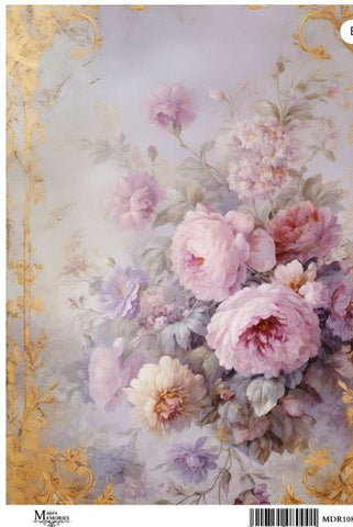 Ριζόχαρτο Maja’s Memories, 30x42cm, Μπουκέτα λουλούδια