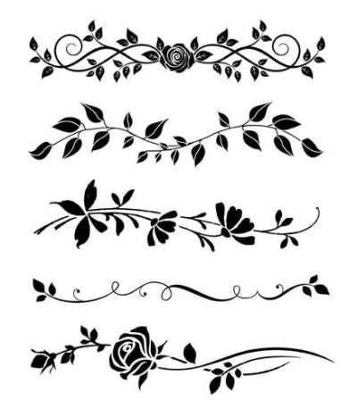 Thick Stencil 20x25cm, Stamperia, Bordure rose   21686