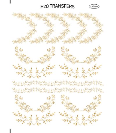 Τράνσφερ Νερού - Easy Transfer, Χρυσά στοιχεία, 25x35      LNT-179