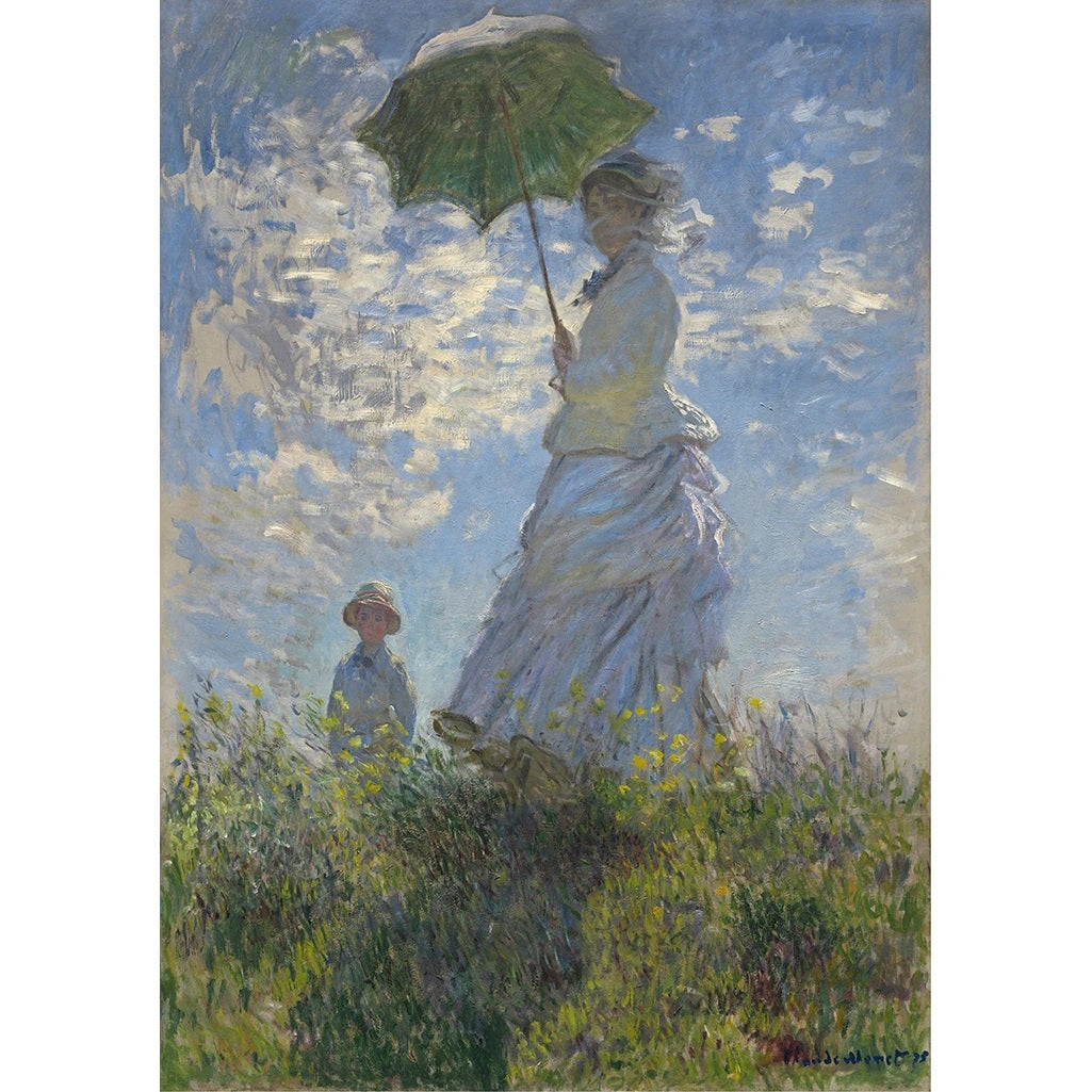Χαρτί Decoupage για έπιπλα -Lady with a Parasol - Α3 & Α1