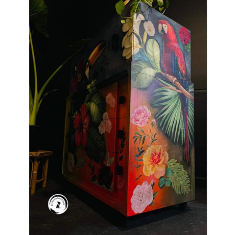 Χαρτί Decoupage  για έπιπλα  - Parrot