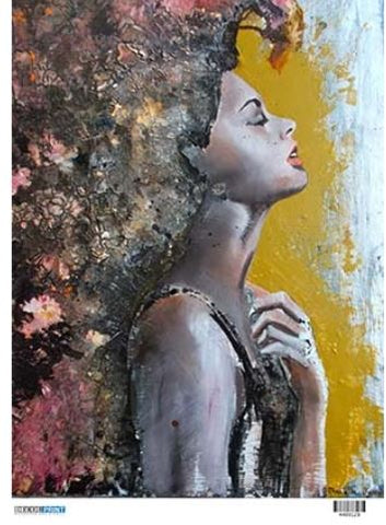 Ριζόχαρτo για ντεκουπάζ 30x40cm, Passion Woman