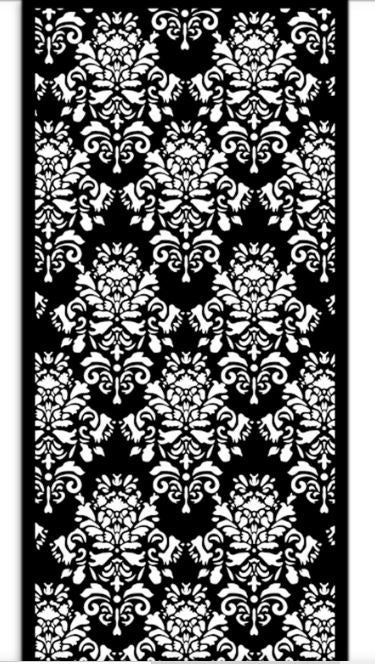 Στένσιλ -Thick Stencil 12x25cm, Stamperia, Golden Harmony, Tapestry