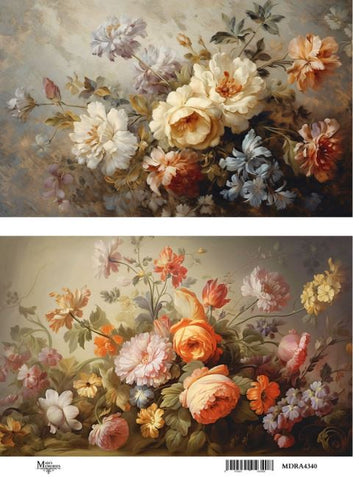 Ριζόχαρτο Maja’s Memories, 22.5x32cm, Συνθέσεις με λουλούδια