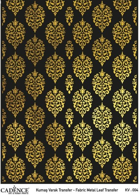 Τράνσφερ για υφασμα και έπιπλα, μεταλλικό χρυσό της Cadence, 30x42