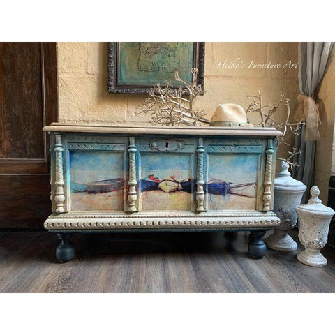 Χαρτί Decoupage για έπιπλα - Coastal Blue -  Α1