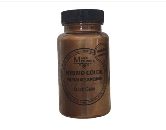 Υβριδικό Μεταλλικό χρώμα Maja’s Memories,120ml, Dark Gold  & Silver