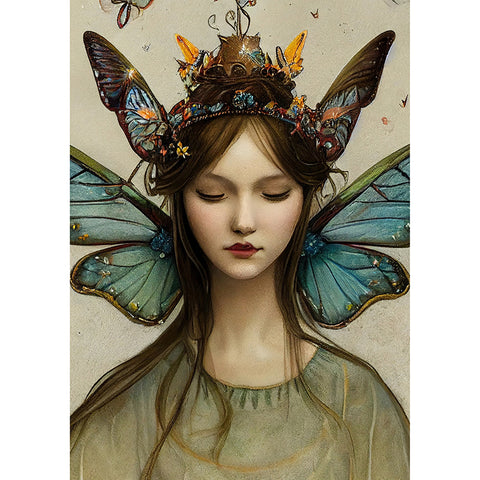 Ριζόχαρτο για decoupage επίπλων -Fairy Princess, σε μέγεθος Α3 & Α1