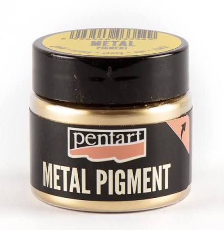 Metal Pigment Pentart- Μεταλλική πούδρα,  Gold, 8g