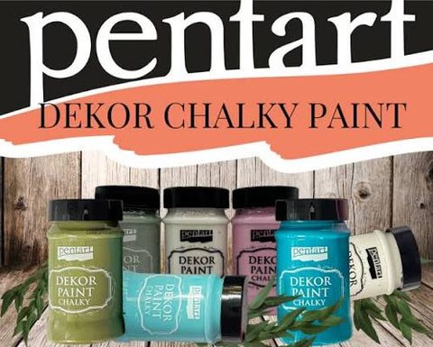 Χρώμα κιμωλίας Dekor Paint  Chalky , Pentart, Olivetree Green , 100mL , 230mL