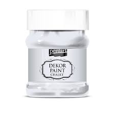 Χρώμα κιμωλίας Dekor Paint  Chalky Pentart, Off White 100mL , 230mL