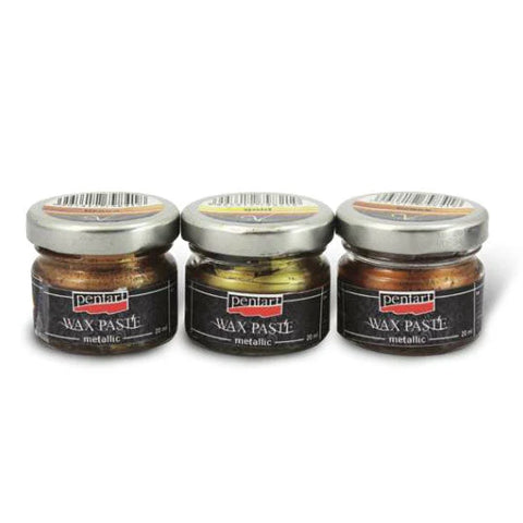 Πατίνα Κεριού -  Wax paste Metallic 20ml Pentart – Silver