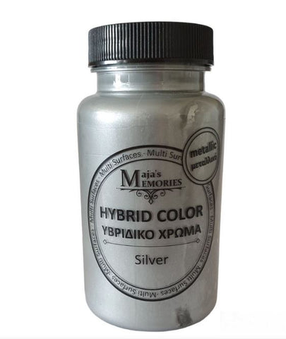 Υβριδικό Μεταλλικό χρώμα Maja’s Memories,120ml, Dark Gold  & Silver