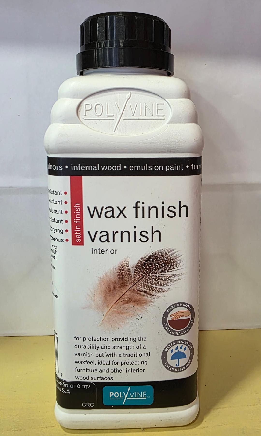 Υγρό  κερί - Wax Finish POLYVINE Σατινέ 500ml