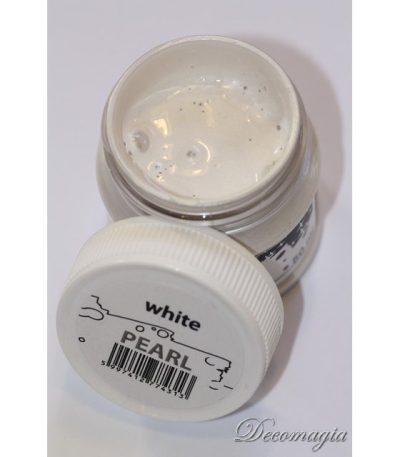 Χρώμα ακρυλικό Περλέ Pentart 50ml, Λευκό
